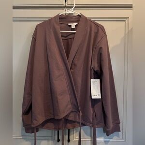 WOMENS Athleta retro Terrie wrap sweatshirt size medium never worn